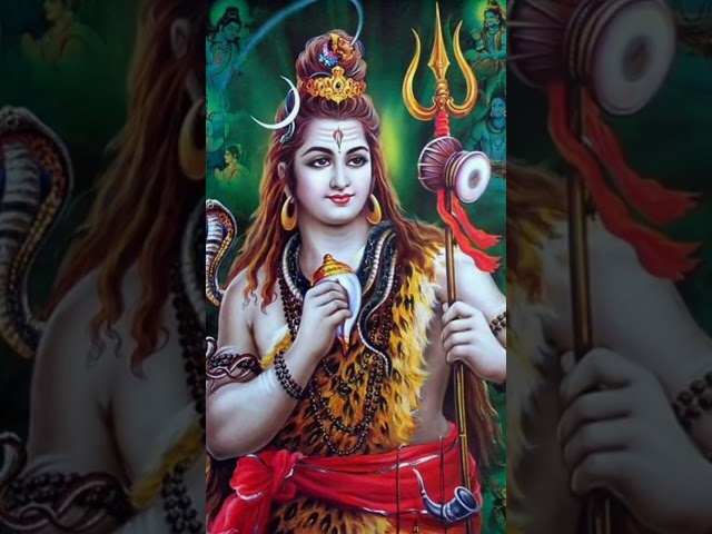 🕉️🔱Shiv Aarti // Om Jai Shiv Omkara🚩🌿#shortsvideo