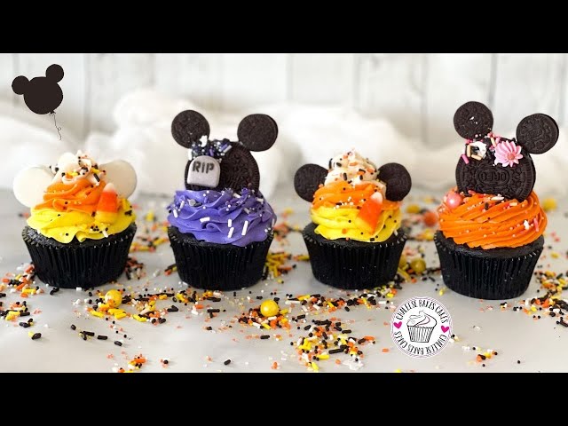 DIY DISNEY INSPIRED HALLOWEEN CUPCAKES!!! They're sooo CUTE and EASY!