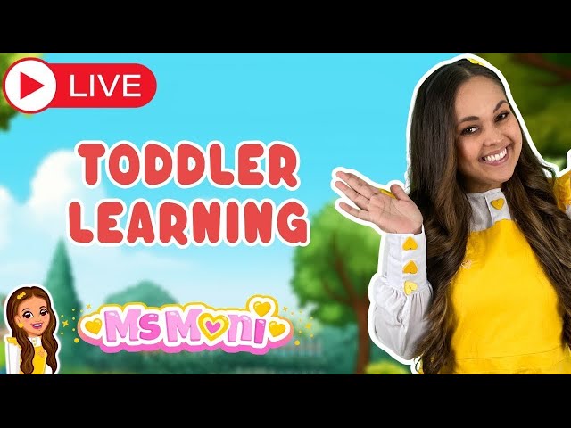 🔴 24/7 Baby & Toddler Learning Livestream | Kids Songs & Nursery Rhymes | Ms Moni