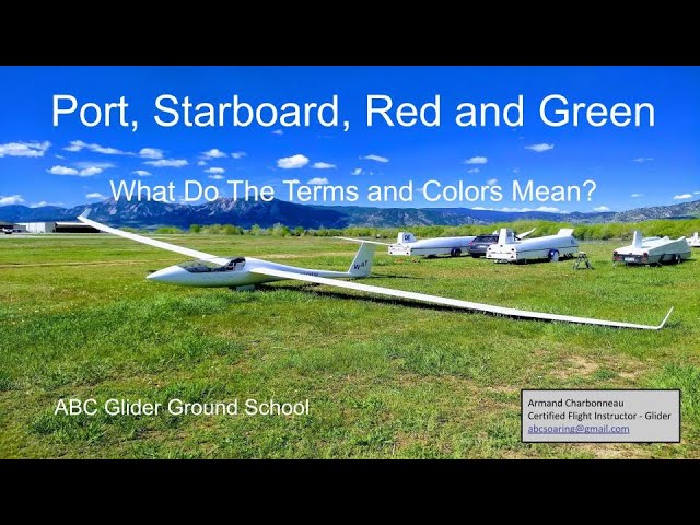 Port, Starboard, Red and Green - What Does It All Mean?