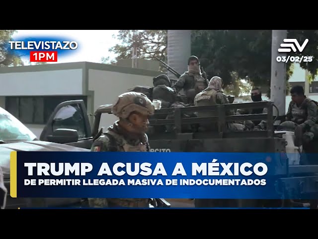 Trump acusa a México de permitir llegada masiva de indocumentados | Televistazo 1PM #ENVIVO🔴