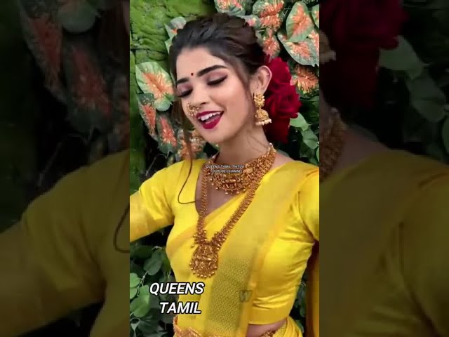 TRENDING CUTE SARI GIRLS DANCE TIKTOK VIDEO/INSTAGRAM REELS TAMIL/DANCE TIKTOK VIDEO/DANCE VIDEO