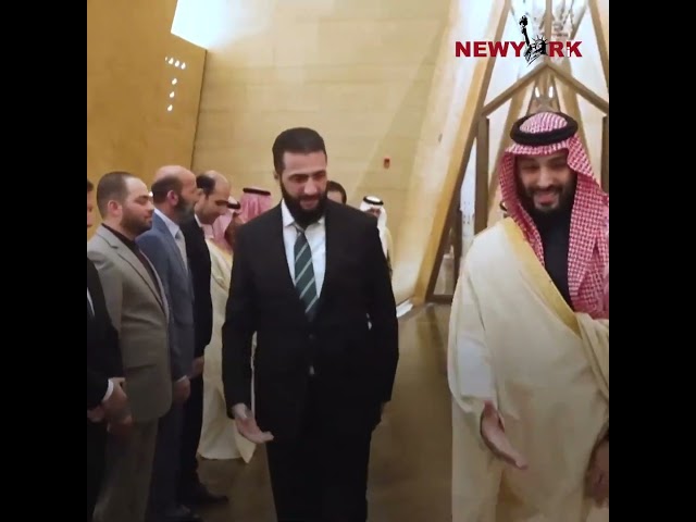 Syrian leader Ahmed al-Sharaa arrives in Saudi Arabia for first foreign visit