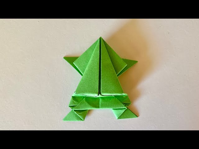 How to make an Origami Frog 🐸✨| an easy paper Frog