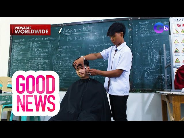 Estudyante na, barbero pa?! | Good News