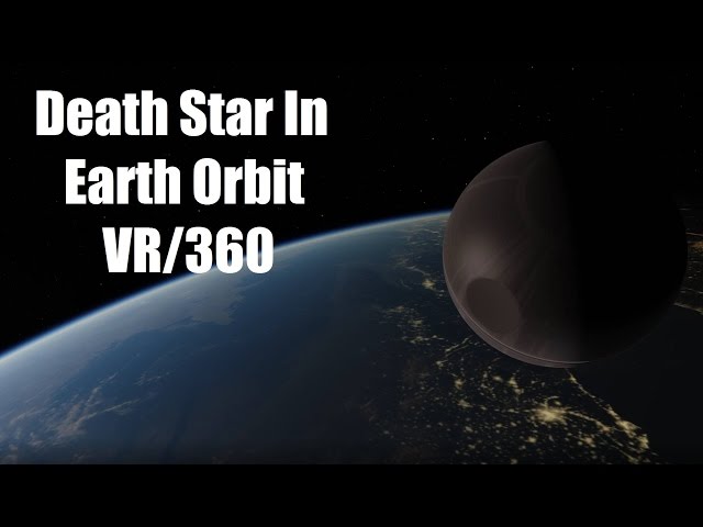 Watch Death Star Orbit From Planet Surface - 360/VR