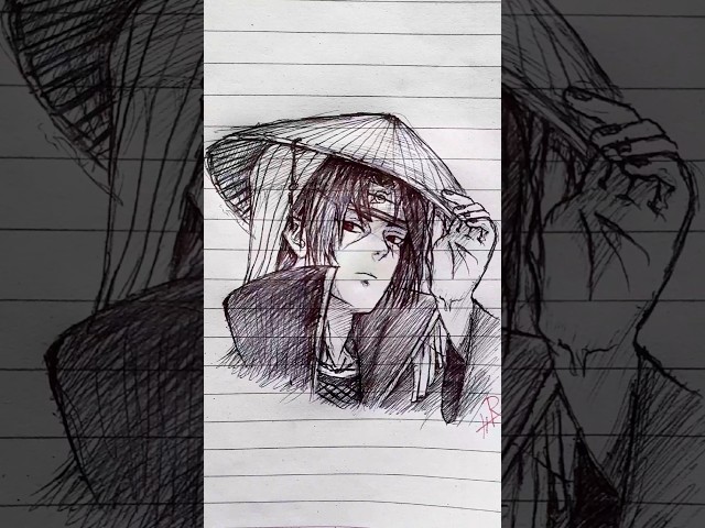 Itachi Uchiha sketch #art #drawing #animesketch #itachiuchiha #narutoshippuden