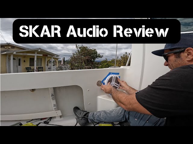 Installing SKAR audio marine speakers