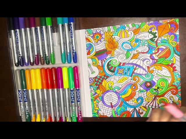 Calming Mandala Coloring ASMR | Relax & Focus with 'Hona Tha Pyar' by Atif Aslam & Hadiqa Kiyani