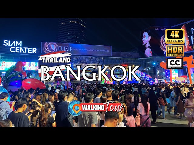 Exploring Bangkok Shopping District [Thailand 🇹🇭] 4K HDR 60fps Walking Tour