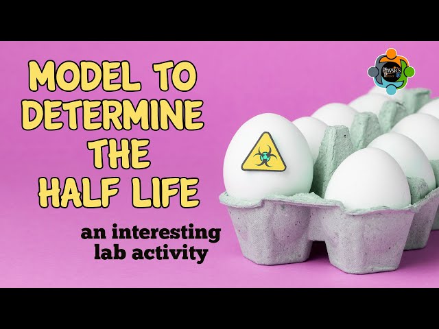 Model to determine the half life - An interesting lab activity