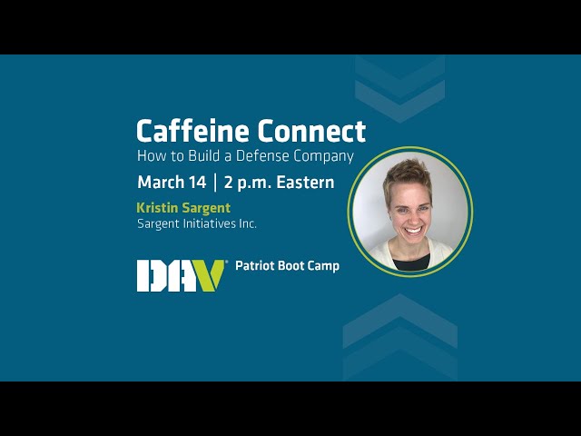 Caffeine Connect - How to Build a Defense Company