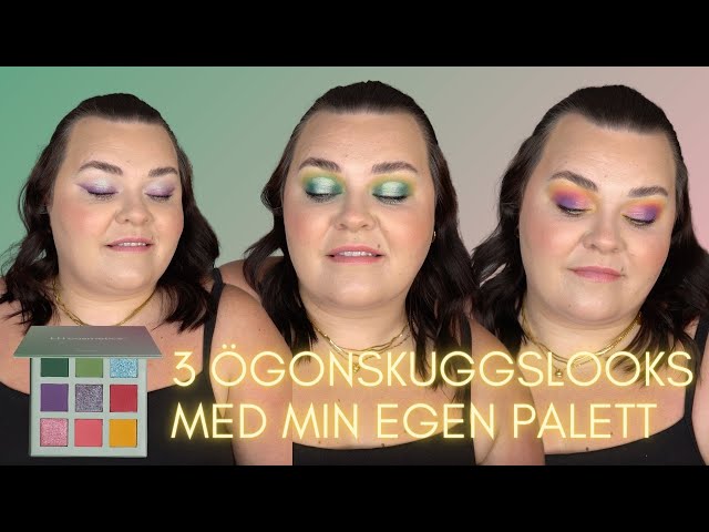 3 ÖGONSKUGGSLOOKS MED 1993 PALETTE - min kollektion med LH Cosmetics. Tutorial!