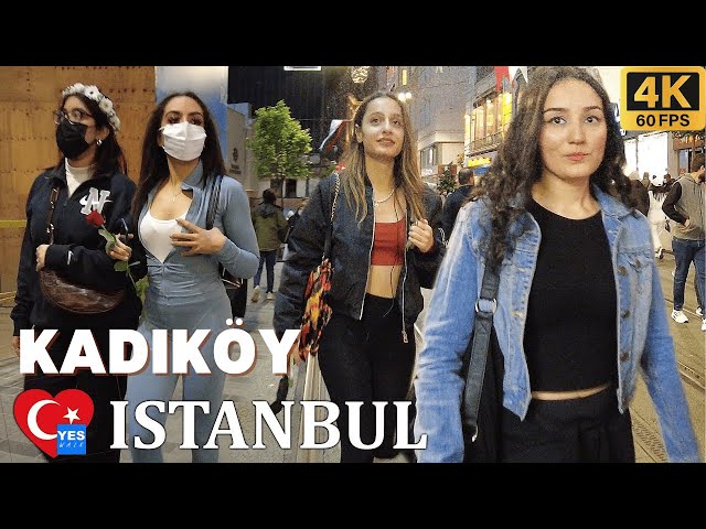 Kadıköy / Istanbul Turkey Walking tour [ 4K HDR - 60fps ]