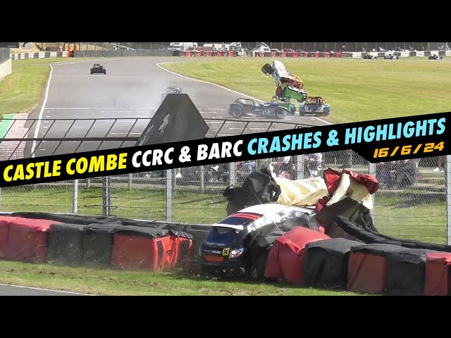 Castle Combe Crashes & Highlights, BARC & CCRC, 16/6/24