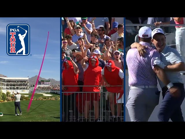 SLAM DUNK HOLE-IN-ONE on Stadium hole at WM Phoenix Open