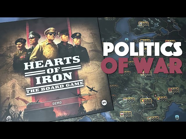 Hearts of Iron: The Board Game | WW2 Strategy Reimagined