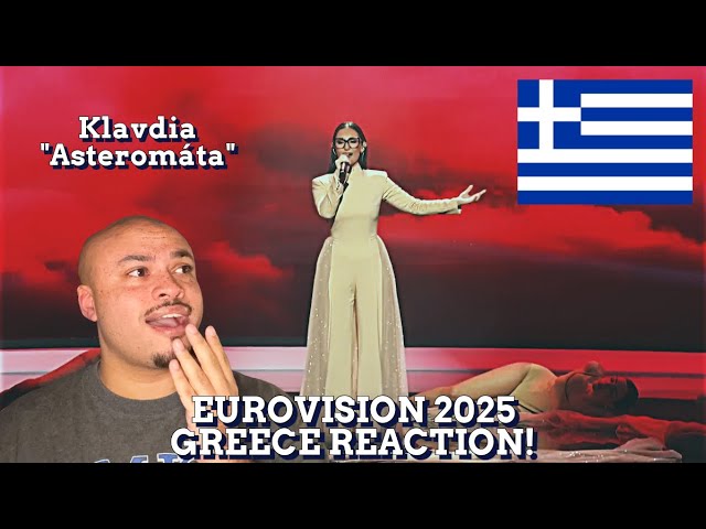 🇬🇷 EUROVISION 2025 GREECE REACTION | Klavdia “Asteromáta” 🇬🇷