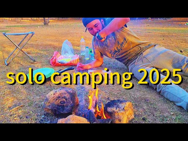 solo camping 2025|bushcraft Cooking|wild life