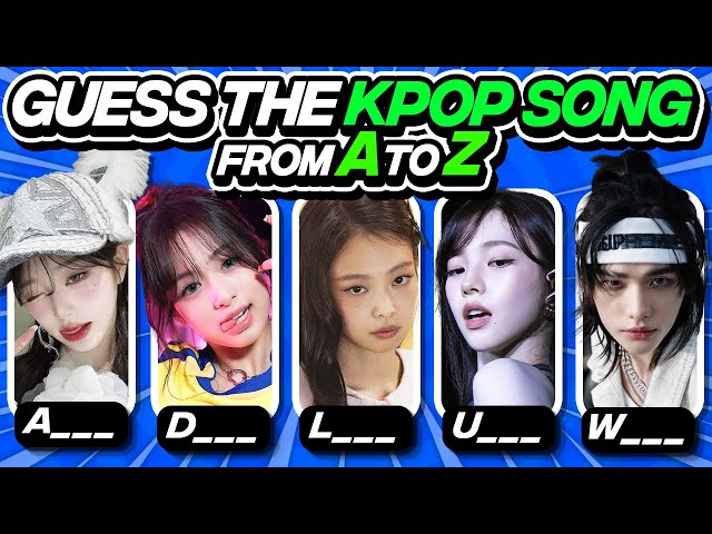 ⭐️Guess the Kpop Song: a to z - Fun Kpop Games 2025