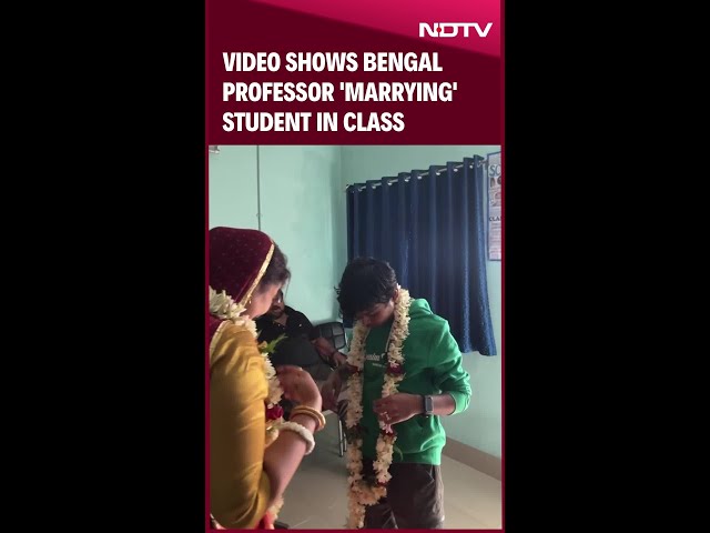 West Bengal News | Video Shows Bengal Professor 'Marrying' Student In Class. Not Real, She Says