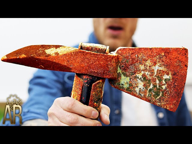 Huge Firefighter Axe Restoration