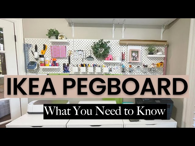 IKEA Skadis Organization Tips and Hacks - Wall Organization Accessories and Things You Should Know