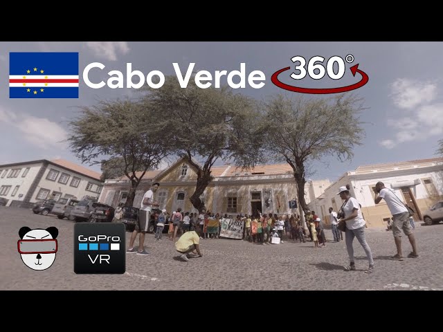 🌍 360° Marxist Demo | Praia, Cabo Verde 🇨🇻【GoPro VR Travel | 360 Video】