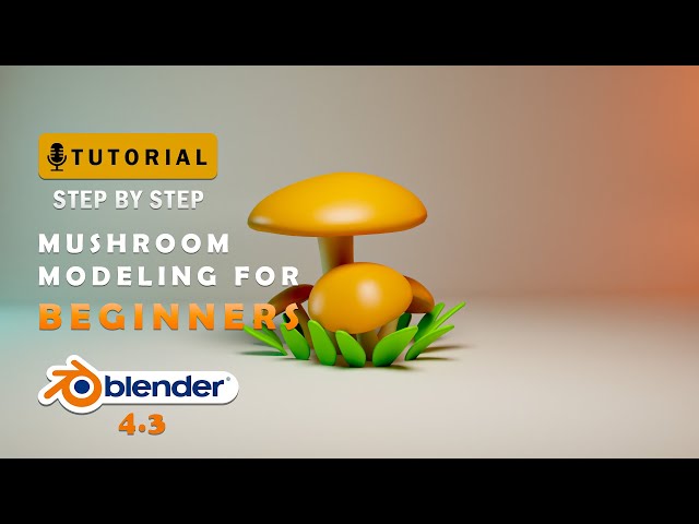 Blender 4 | Mushroom Modeling Full Tutorial | Hindi