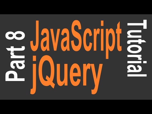 JavaScript & jQuery Tutorial for Beginners - 8 of 9 - jQuery Traversing