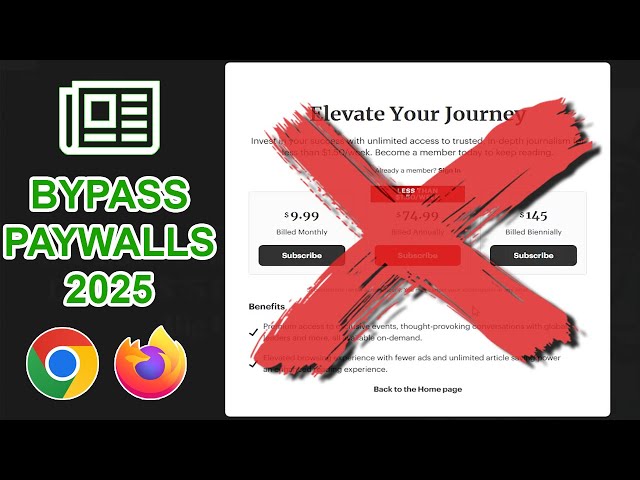 How to Bypass A Paywall 2025 - Updated!