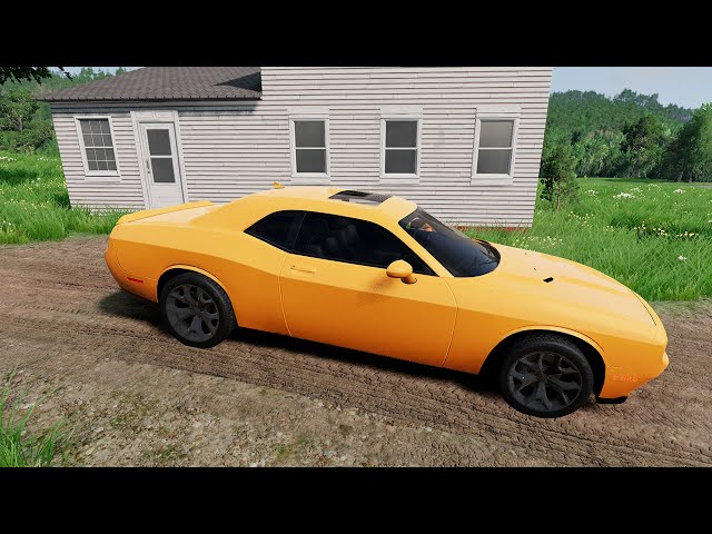 Dodge Challenger SXT | Off-Road Gameplay | BeamNG Drive