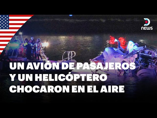 🇺🇸 Tragedia aérea en Washington: "No creemos que haya sobrevivientes" #DNEWS