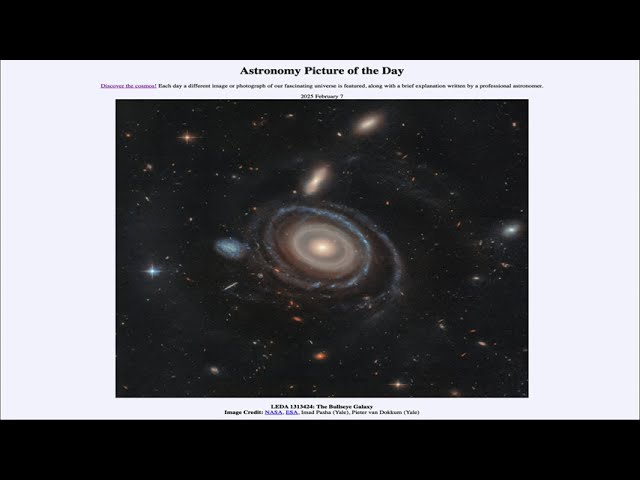 2025 February 07 - LEDA 1313424: The Bullseye Galaxy