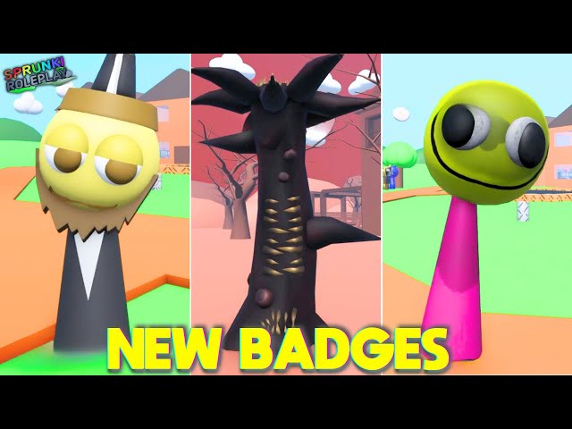 How to Get NEW Badge Morphs in Sprunki RP 3D - ROBLOX