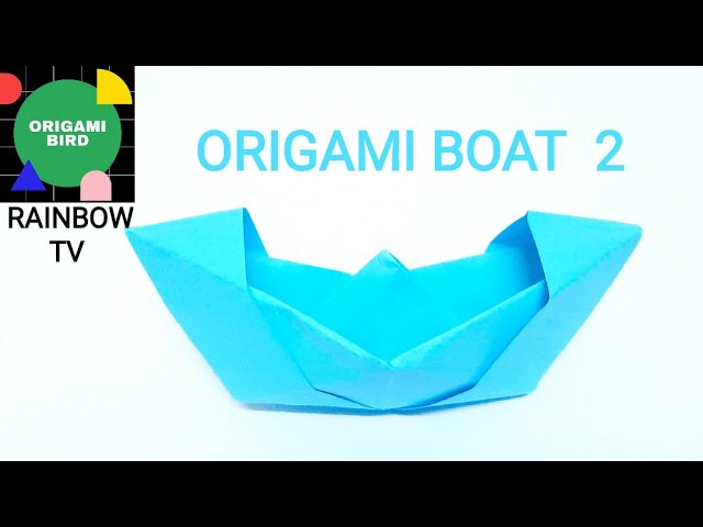 ORIGAMI BOAT 2