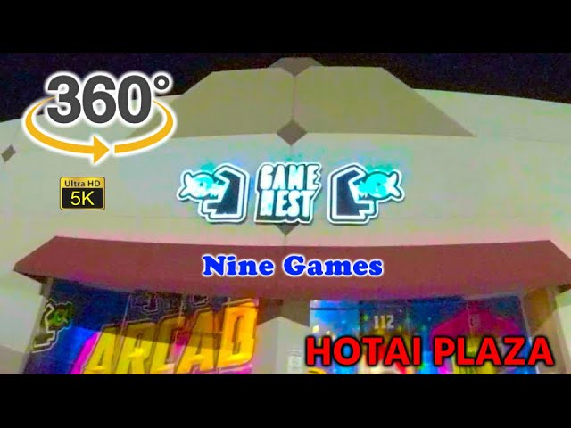 VR 360 5K Game Nest Arcade Nine Games On Ride and Full Playthrough Ultra HD Hotai Plaza 2024-01-26