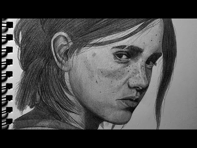 ASMR || Drawing ELLIE WILLIAMS || The Last Of Us