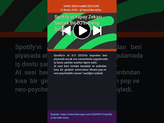 Spotify'ın Yapay Zekası Gerçek Bir DJ'in Dengi Değil