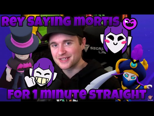 @reybrawlstars 💜Rey saying mortis for 1 minute straight🎩(Literally)