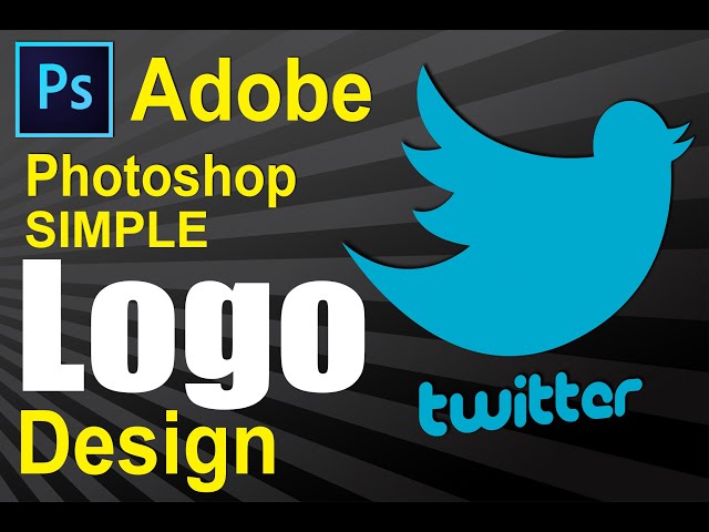 Adobe Photoshop 6ix twitter Simple Logo Design