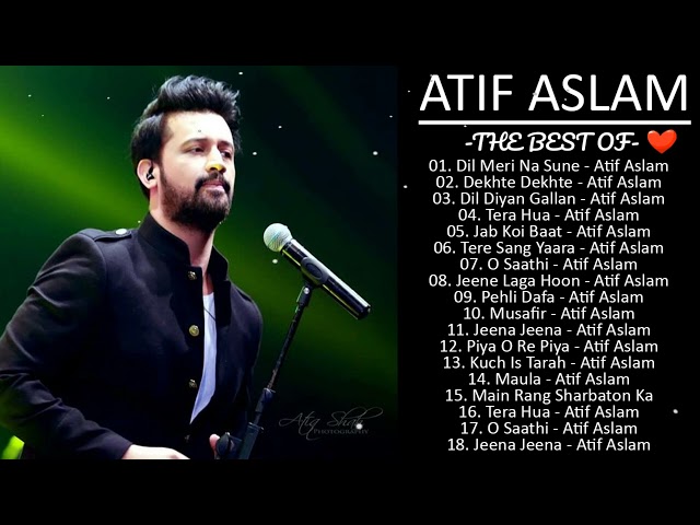 ATIF ASLAM Hindi Songs Collection Atif Aslam songs BEST OF ATIF ASLAM SONGS 2023 #atifaslam