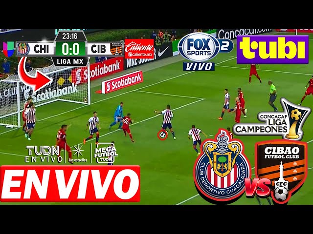 🔴En vivo Chivas vs Cibao | Tubi |  Concachampions 2025 | Donde ver chivas vs cibao Tubi tv vivo