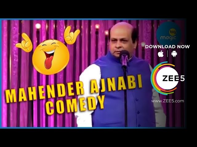 Hasya Kavi - Mahender Ajnabi | Hindi Comedy Show | Best Scenes | Big Magic