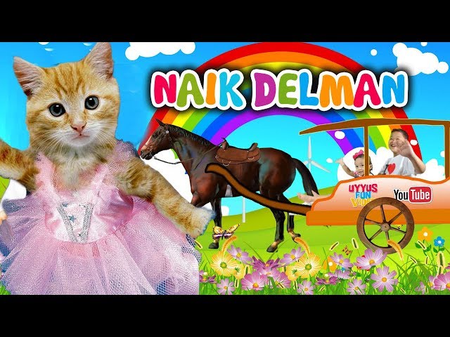 Naik Delman Lagu Anak Indonesia Populer Sepanjang Masa Bersama Kucing Lucu dan Boneka Lucu