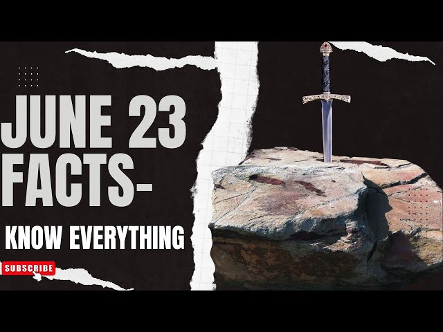 June 23 Facts - Know Everything #dailyfacts #factsdaily