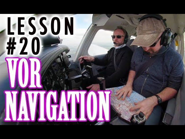 Flying lesson #20 - VOR navigation - 360° VR