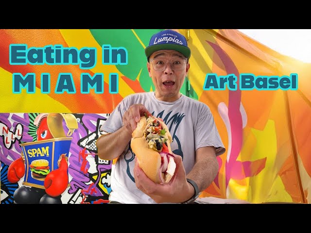 24 Hours in Miami for Art Basel & Food! Travel VLOG