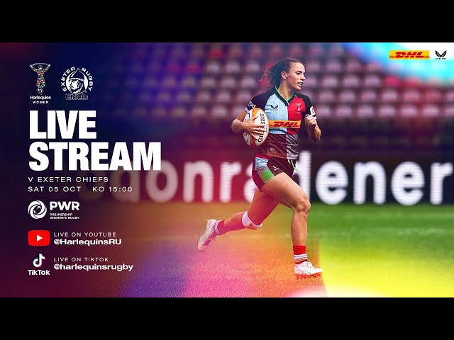 Live Premiership Women's Rugby: Harlequins Women v Exeter Chiefs Women