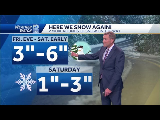 2/13: Evening forecast: More snow on the way to southeast Wiscosnin